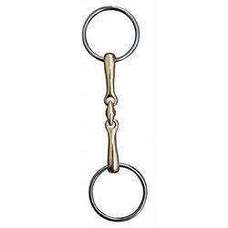 HKM 9875 Gebiss Double Fours en Acier Inoxydable Argenté 18 mm