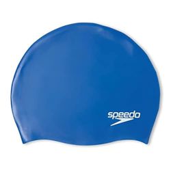 Speedo Effen gegoten siliconen badmuts voor heren