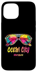 Ocean City Maryland Occhiali da sole Ocean City Maryland Custodia per iPhone 15