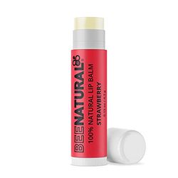 Bee Natural - 100% Natural Moisturising Lip Balm, Strawberry Flavour, 4.2 g