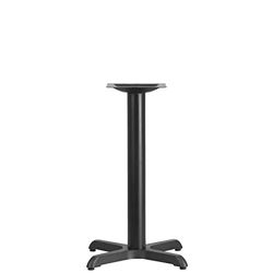 Flash Furniture Tisch HT X-Base schwarz 22x22 Stuhl, Stoff, W x 22" D x 28" H