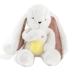 myHummmy Schlummerhäschen 5in1 mit Licht écru-rouge