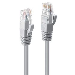 LINDY Cable de red Cat.6 U/UTP, 0,3 m, color gris