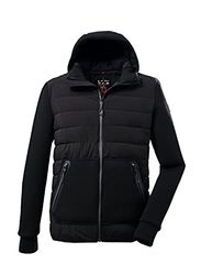 Killtec Kow 158 Mn Jck, giacca ibrida da da uomo con cappuccio, Uomo, Giacca ibrida con cappuccio., 37572-000, Nero, S