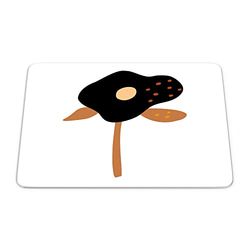 Bonamaison, Tappetino per il mouse rettangolare con stampa digitale, antiscivolo, per ufficio e casa, dimensioni: 22 x 18 cm