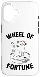 Wheel Of Fortune Cat Joke Robot Vacuum Cleaner Cat Case for iPhone 16