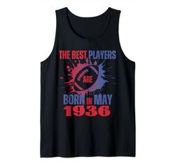 Los mejores jugadores de baloncesto nacen en mayo de 1936 rugby Camiseta sin Mangas