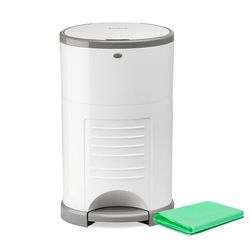Korbell - Cubo para pañales de 26 L, manos libres y ecológico + 1 recambio