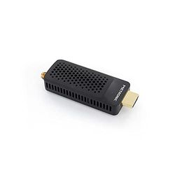 Metronic 441625 Tuner Receiver DVB-T DVB-T, ondersteunt DVB-T2 Dongle Stick Compact, HEVC, EPG, Full HD 1080p, HDMI, USB 2.0, SOS-knop, multi-repeater-ontvangst