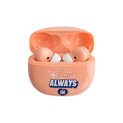 WONDEE Mr Wonderful Prezenty, okazja Bezprzewodowe słuchawki Bluetooth Jestem zawsze w, True Wireless Potężne i wygodne z uniwersalną kompatybilnością - oryginalny prezent dla kobiet i chłopców na