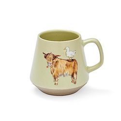 Cooksmart British Designed Coffee Mug | Ceramic Coffee Mugs for Home or Work | Large Mugs for Hot Drinks | Tea and Coffee Cups - Angus