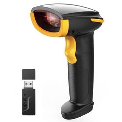 Inateck Escáner de Código de Barras Bluetooth AI, Escáner de Código 1D Inalámbrico, Escáner Portátil con App y SDK, Batería de 2000mAh, BCST-21 AI