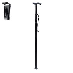 The Leonardo Collection FOLDING WALKING STICK | Adjustable & Lightweight Walking Cane | Portable Walking Stick for Men & Women | Sturdy, Compact & Travel-Friendly