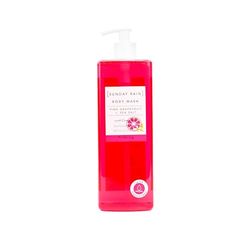 Sunday Rain Cleansing and Hydrating Pink Grapefruit and Sea Salt Body Wash, Vitamin-Rich, with Ceramides, Pink, Large 640ml