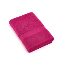 Pure Cotton - Asciugamano - Tessuto in spugna in cotone pettinato, morbido al tatto - Standard 100 by Oeko-TEX - lavabile a 40 °C (90 x 180 cm, Fuschia)