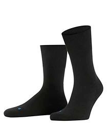 FALKE Uniseks-volwassene Sokken Run U Sso katoen functioneel materiaal eenkleurig 1 paar, Zwart Black 3000, 39-41