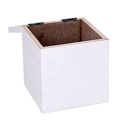 Vacchetti 5962220000 Scatola Portathe Legno Bianco Quadro Medio