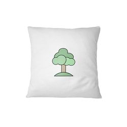 Bona Basics Housse de Coussin décorative, Polyester, white-417, 60 x 60 cm