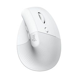 Logitech Lift for Business, Mouse Verticale Ergonomico, Wireless, Bluetooth, USB Secured Logi Bolt, Clic Silenziosi, Certificazione Globale, Windows/Mac/Chrome/Linux - Bianco