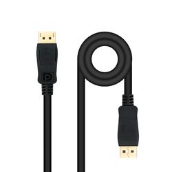 Watio Wave Cable displayport - cable 1.4 dp/m-dp/m de 5.0 m, compatible con audio y video 4K, alta velocidad de transferencia, material durable.