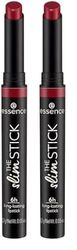 essence The Slim Stick n. 107 - Rossetto, colore rosso, lunga durata, nutriente, effetto immediato, colori intensi, opaco, vegano, senza profumo, senza alcool, senza parabeni, 1 confezione da 2,7 g