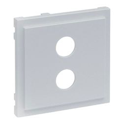 LEGRAND, Seano 765278 Cover for Loudspeaker Junction Box 1-Gang 4 mm Sockets Painted Aluminium