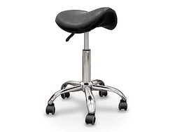 QUIRUMED Kruk pony basis chroom 5 wielen zwart