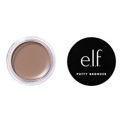 e.l.f. Putty Bronzer, formula cremosa e altamente pigmentata, crea un glow abbronzato a lunga tenuta, infuso con olio d’argan e vitamina E, Feelin’ Shady, 10 g (0,35 oz)