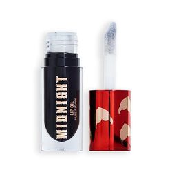 Revolution Beauty Truly Sinful Midnight Black Lip Glaze Oil, trucco per labbra per Halloween, vegano e cruelty-free