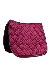 HKM Berry Tapis de selle Weinrot Pony Dressur
