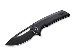 WE Knife Unisex – vuxen Odium G10 full svart fickkniv, svart, 15,7 cm