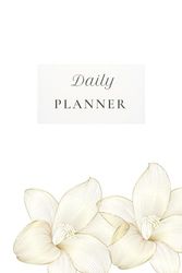 Minimalistic Weekly & Daily White planner for Students and Teachers, Home and Office ,Undated, Paperback