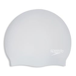 Speedo Unisex lang haar badmuts | Badmuts | Snag Free | Easy-On, Zilver, One Size