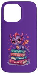 Just a Girl Who Loves Dragons and Books Dragon Front & Back Case for iPhone 14 Pro Max