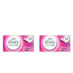Lil-Lets Smartfit Tampons, 32 Each (Pack of 2)