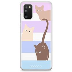 ERT GROUP mobiltelefonfodral för Samsung A03S originalt och officiellt licensierat Babaco mönster Cats 014 optimalt anpassad till formen på mobiltelefonen, fodral tillverkad av TPU-plast