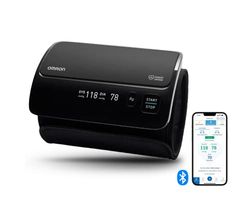OMRON EVOLV Wireless Upper Arm Blood Pressure Monitor for Home Use - Clinically Validated Blood Pressure Machines for Pregnancy - Automatic Heart Rate Monitor and BP Cuff Kit with Cuff 22-42cm