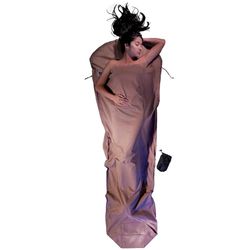 Cocoon Algodão egípcio MummyLiner Tuareg, caqui, 95" x 35/22