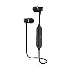 Bluetooth hoofdtelefoon, ring voor Huawei P Smart+ 2019 smartphone, draadloos, handsfree, eenkleurig (zwart)