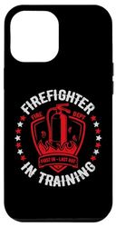 Custodia per iPhone 13 Pro Max Fire Department Firefighter Fireman Fire Rescue Firefighting