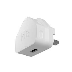 Kit Essentials Mains USB Charger Adapter – USB-A Port Eco-Friendly Smartphone Charger for iPhone, Samsung Galaxy, Google Pixel, Huawei Mate, Sony Xperia and Many Other Phones and Devices - 2A - White