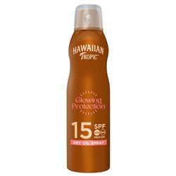 Hawaiian Tropic, Olio solare spray, Profumazione tropicale, SPF15, 177ml