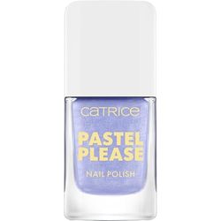 Catrice Pastel Please Vernis à ongles n° 020, bleu, durable, hautement pigmenté, scintillant, couleur intense, sans acétone, végétalien, sans particules de microplastique, sans parfum, 10,5 ml