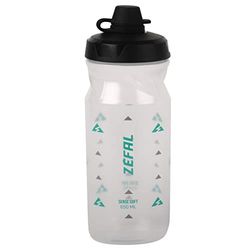 Zefal Sense Soft 65 No-Mud Vattenflaska, genomskinlig, 650 ml