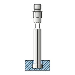 Mahr 4482203 Marameter 844 KK sonda di misurazione per foro cieco, 17 mm dimensione nominale, campo di misurazione 16,4-17,6 mm