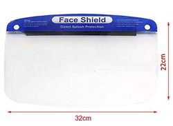 Exacompta Visera protectora facial de alta calidad (fabricada en Europa).