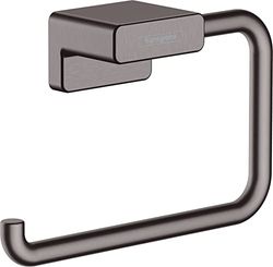 hansgrohe AddStoris Porta rotolo senza copertura, cromo nero satinato, 41771340