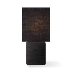 Home Sweet Home Lampada da tavolo moderna Charm | 9/11/25 cm | Nero | lampada da letto | adatta per una sorgente luminosa E14 LED | Con interruttore | adatta per soggiorno