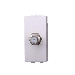Module schakelaar schakelaar schakelaar ShUCKO TV-toetsen compatibel dimmer serie LIVING wit - ETTROIT (SATELLIT-aansluiting)