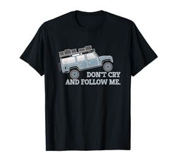 Defender - Tienda de campaña para techo (4 x 4 cm), diseño de vehículo de viaje Camiseta